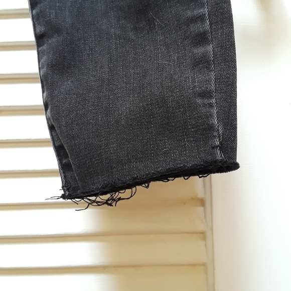 Pacsun Women 27 size High Rise Jegging Black Distressed Denim Jeans - Picture 4 of 14